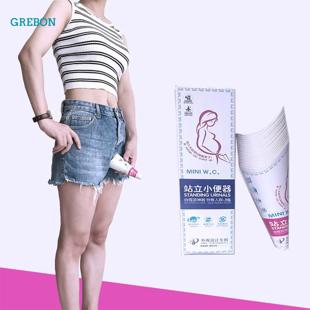 Urine Funnel for Women Urinal Disposable Standing Piss Wc Portable Toilet Pee Cup Outdoor Camping Female Urination Device Travel