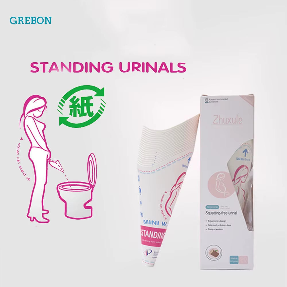 Urine Funnel for Women Urinal Disposable Standing Piss Wc Portable Toilet Pee Cup Outdoor Camping Female Urination Device Travel