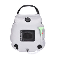 Outdoor 20L Solar Shower Bag Outdoor Portable Solar Heating Shower Bag for Camping Hiking Traveling Beach