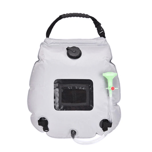 Outdoor 20L Solar Shower Bag Outdoor Portable Solar Heating Shower Bag for Camping Hiking Traveling Beach