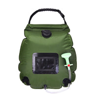 Outdoor 20L Solar Shower Bag Outdoor Portable Solar Heating Shower Bag for Camping Hiking Traveling Beach