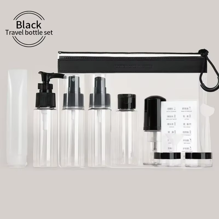 Travel Makeup Cosmetic Face Cream Pot Bottles Transparent Plastic Travel Accessories Empty Make up Container Bottle