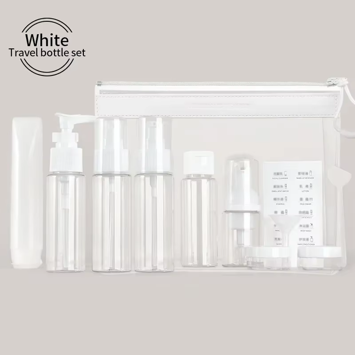 Travel Makeup Cosmetic Face Cream Pot Bottles Transparent Plastic Travel Accessories Empty Make up Container Bottle